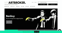 Desktop Screenshot of myartbroker.com